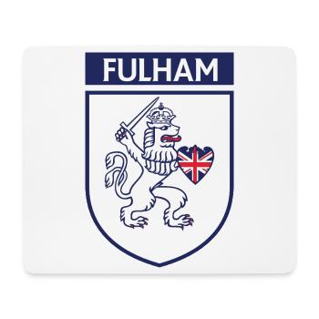 Heraldic lion with sword - Mouse Pad (horizontal) - white - Front