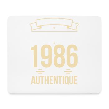 Anniversaire 40 ans - Original - Février 1986 - Tapis de souris (format paysage) - blanc - Devant