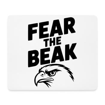 Fear the Beak - Mouse Pad (horizontal) - white - Front