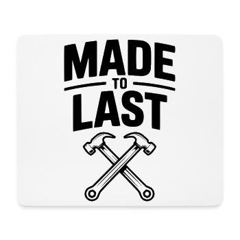 Gemacht für die Ewigkeit - Mousepad (Querformat) - Weiß - Vorne