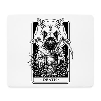 Eurasier | Death BG | Tarot - Mousepad (Querformat) - Weiß - Vorne