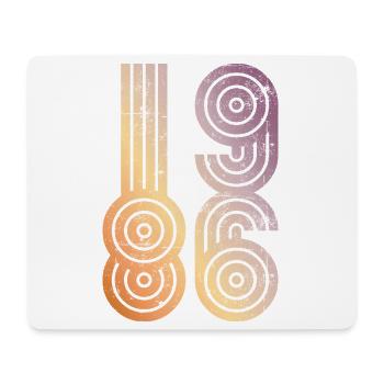 1986 Vintage - Mousepad (Querformat) - Weiß - Vorne