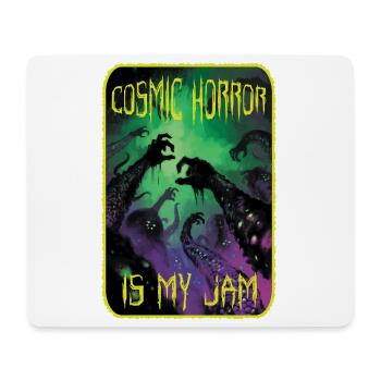 Kosmischer Horror ist mein Ding. - Mousepad (Querformat) - Weiß - Vorne