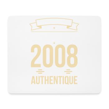 Anniversaire 18 ans - Original - Juin 2008 - Tapis de souris (format paysage) - blanc - Devant