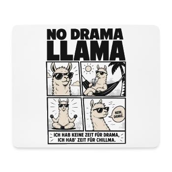 Lama Horror Comic Nacht Grusel Design - Mousepad (Querformat) - Weiß - Vorne