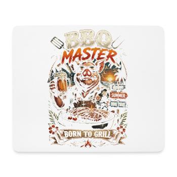 BBQ Master Pork Tropical Season Summer - Mouse Pad (horizontal) - white - Front