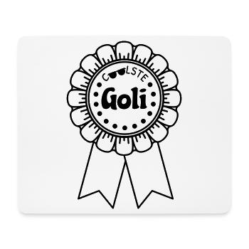 Coolest Goli - Mouse Pad (horizontal) - white - Front