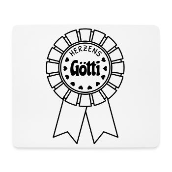 Herzens Götti - Mousepad (Querformat) - Weiß - Vorne