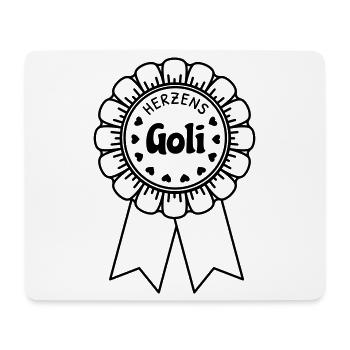 Herzens Goli - Mousepad (Querformat) - Weiß - Vorne