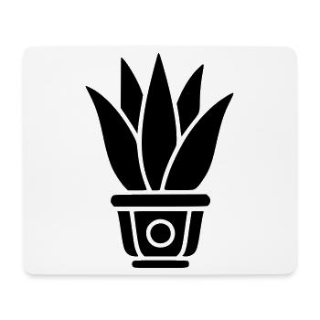 Aloe Vera Houseplant Flower Shop Logo Florist - Mouse Pad (horizontal) - white - Front
