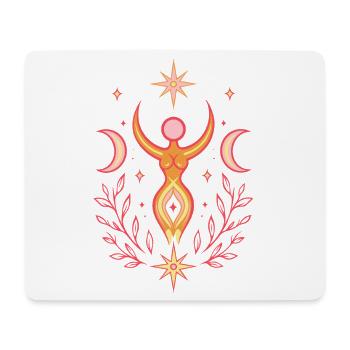 Litha Mittsommer Göttin mit Monden - Mousepad (Querformat) - Weiß - Vorne
