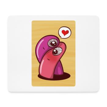 Hug from Enamora@s - Mouse Pad (horizontal) - white - Front