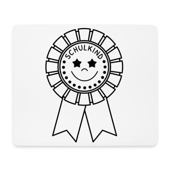 Schulkind Orden mit Sternen - Mousepad (Querformat) - Weiß - Vorne