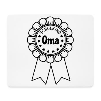 Schulkind Oma - Mousepad (Querformat) - Weiß - Vorne