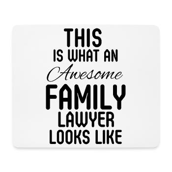 Familienrechtsanwalt Law School Schenkung - Mousepad (Querformat) - Weiß - Vorne