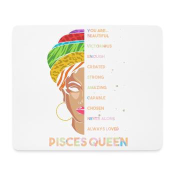 Sternzeichen Fische - Mousepad (Querformat) - Weiß - Vorne