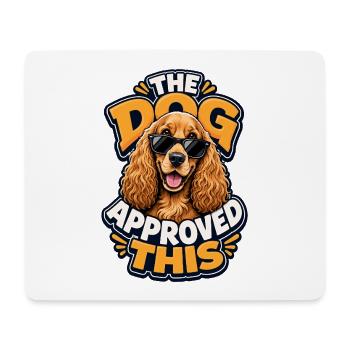 Cocker Spaniel anglais - Tapis de souris (format paysage) - blanc - Devant