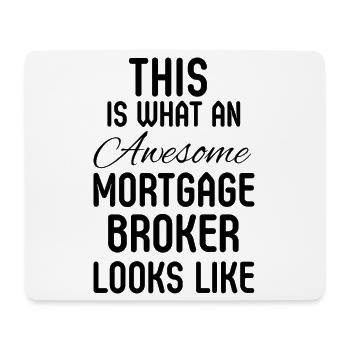 Mortgage Broker Realtor Closing Real Estate Agent  - Mouse Pad (horizontal) - white - Front