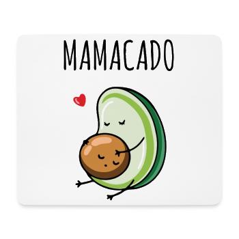 Mamacado Avocado Mama Schwangerschaft Geschenk - Mousepad (Querformat) - Weiß - Vorne