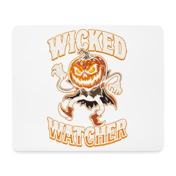 Wicked Watcher Kürbis - Mousepad (Querformat) - Weiß - Vorne