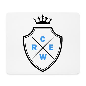 crew - Mousepad (Querformat) - Weiß - Vorne