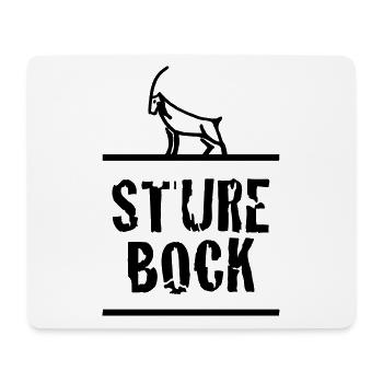 Sture Bock | Schweiz | Schweizerdeutsch | Outdoor - Mousepad (Querformat) - Weiß - Vorne