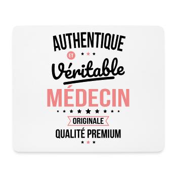 Authentique et véritable médecin - Originale - Tapis de souris (format paysage) - blanc - Devant