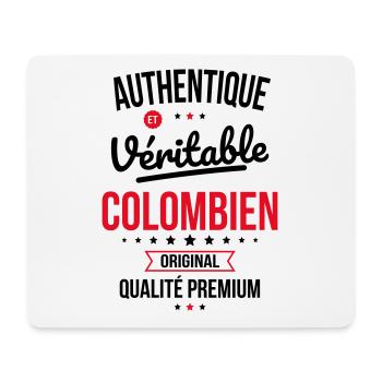 Authentique et véritable Colombien - Original - Tapis de souris (format paysage) - blanc - Devant