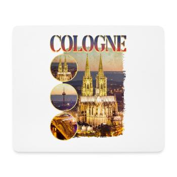 Cologne Cathedral Germany City Skyline Home Love - Mouse Pad (horizontal) - white - Front