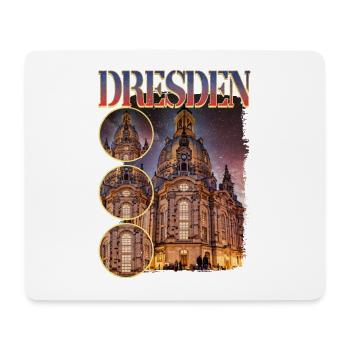 Dresden Germany City Skyline Home Love - Mouse Pad (horizontal) - white - Front