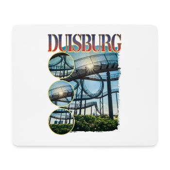 Duisburg Deutschland Stadt Skyline Heimat Liebe - Mousepad (Querformat) - Weiß - Vorne