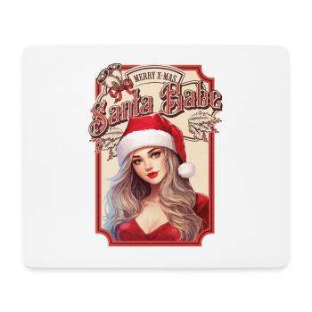 Sexy Weihnachtsfrau Weihnachten Ugly Christmas - Mousepad (Querformat) - Weiß - Vorne