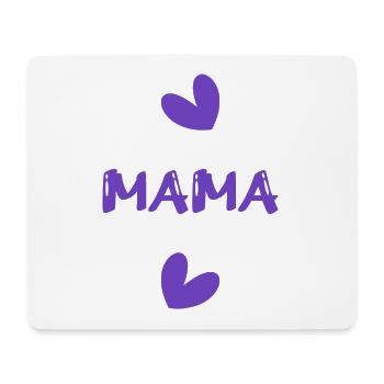 FÊTE DES MÈRES. MAMA. MUM. BONNE FÊTE MAMAN. MAMAN - Tapis de souris (format paysage) - blanc - Devant
