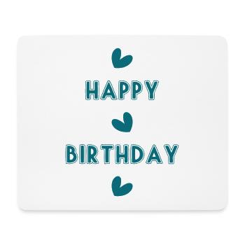 ALLES GUTE ZUM GEBURTSTAG!. ALLES GUTE ZUM GEBURTSTAG!. JAHRESTAG. - Mousepad (Querformat) - Weiß - Vorne