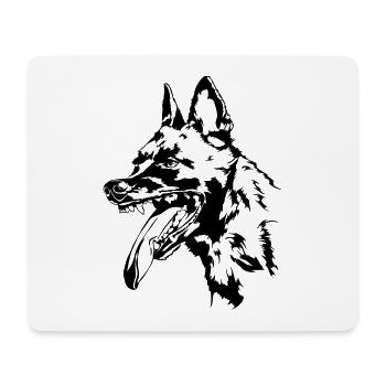 BELGIAN MALINOIS Maligator Hundesport Wilsigns - Mousepad (Querformat) - Weiß - Vorne