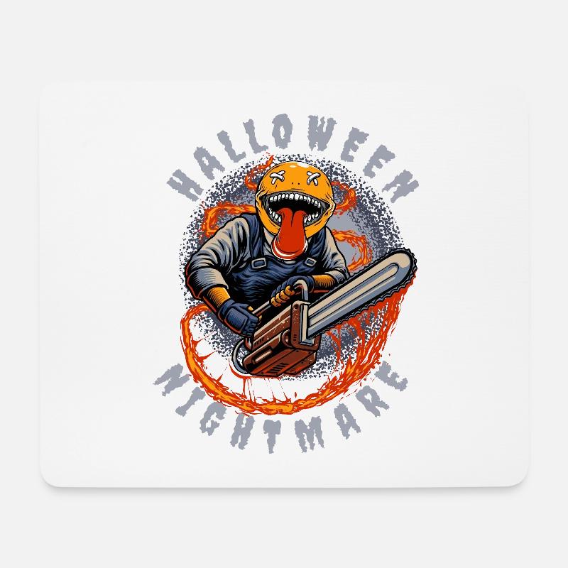 HALLOWEEN NIGHTMARE !! - Mouse Pad (horizontal) - white