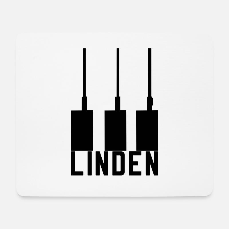 Hannover Linden Love Geschenk | 3 warmen Brüder - Mousepad (Querformat) - Weiß