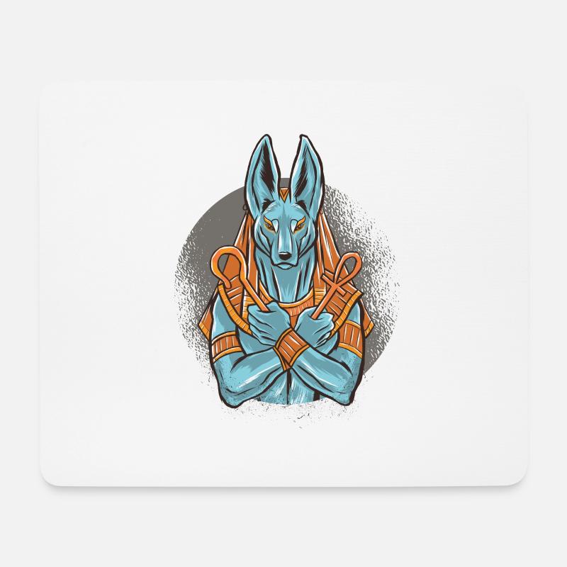 Pharao Ägypten - Mousepad (Querformat) - Weiß