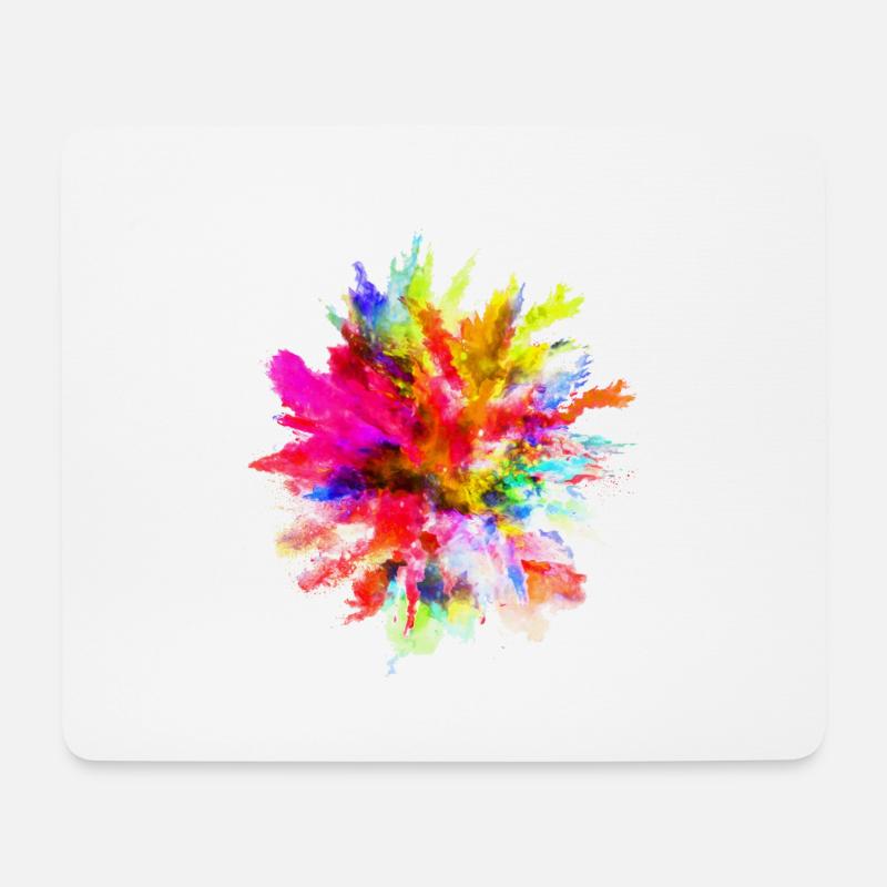 Wasserfarben Fleck - Mousepad (Querformat) - Weiß