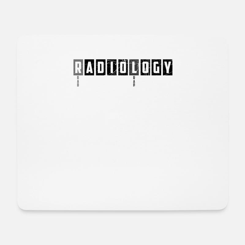 Radiologie Marker Röntgen MRT Arzt Doktor Geschenk - Mousepad (Querformat) - Weiß