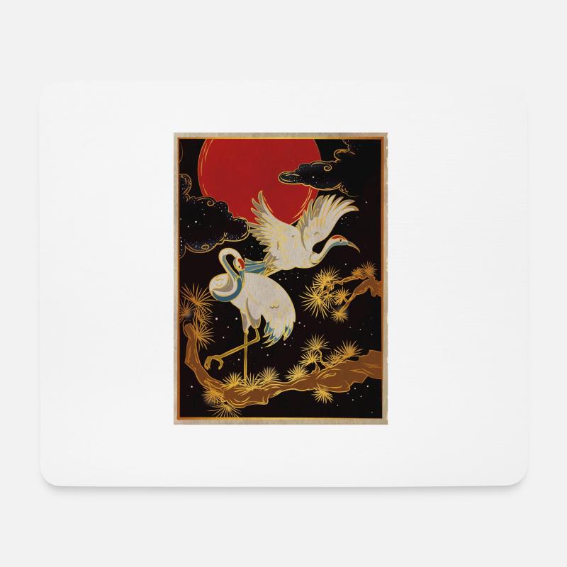 Japan Kirschblüte Bonsai Anime Japaner Geschenk - Mousepad (Querformat) - Weiß