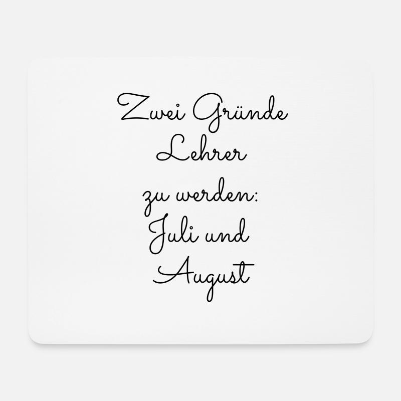 Lehrer Geschenkidee - Mousepad (Querformat) - Weiß