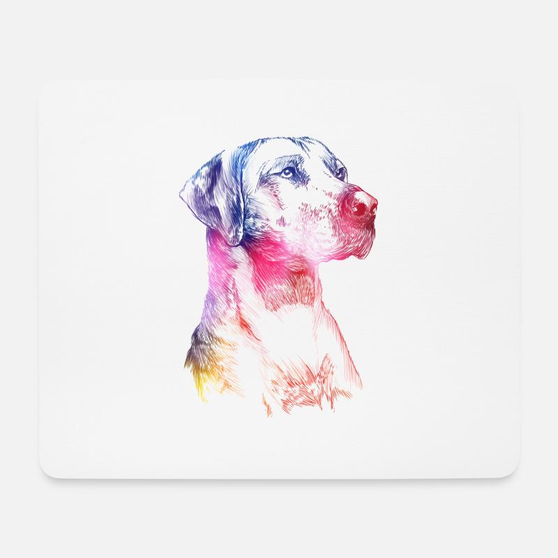 Rhodesian Ridgeback - Mousepad (Querformat) - Weiß