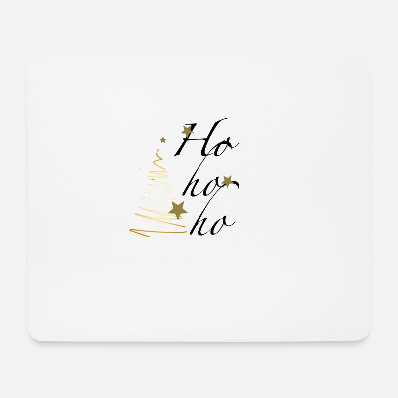 Ho ho ho - Mousepad (Querformat) - Weiß