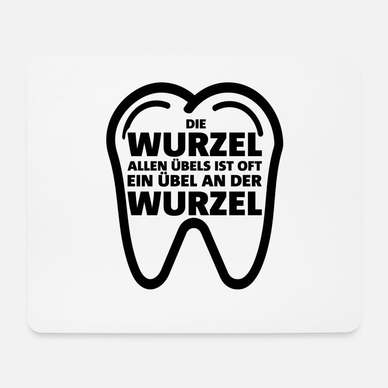 Zahnärzte - Mousepad (Querformat) - Weiß
