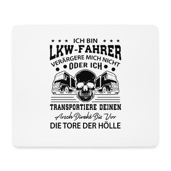 LKW Fahrer Geschenk - Mousepad (Querformat) - Weiß - Vorne
