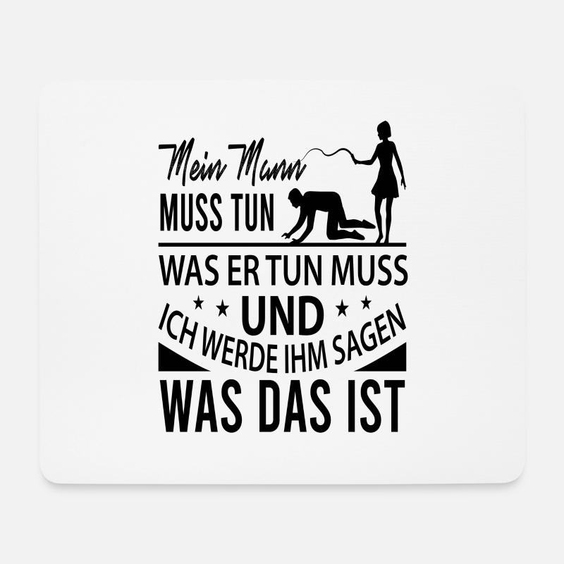 Frauentag - Mousepad (Querformat) - Weiß