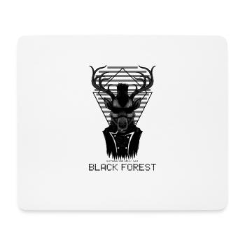 Black Forest - Mousepad (Querformat) - Weiß - Vorne