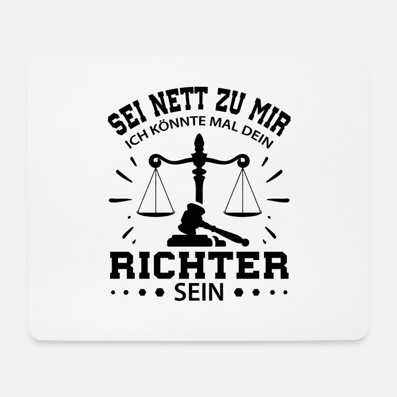 Jura Juristen Student - Mousepad (Querformat) - Weiß