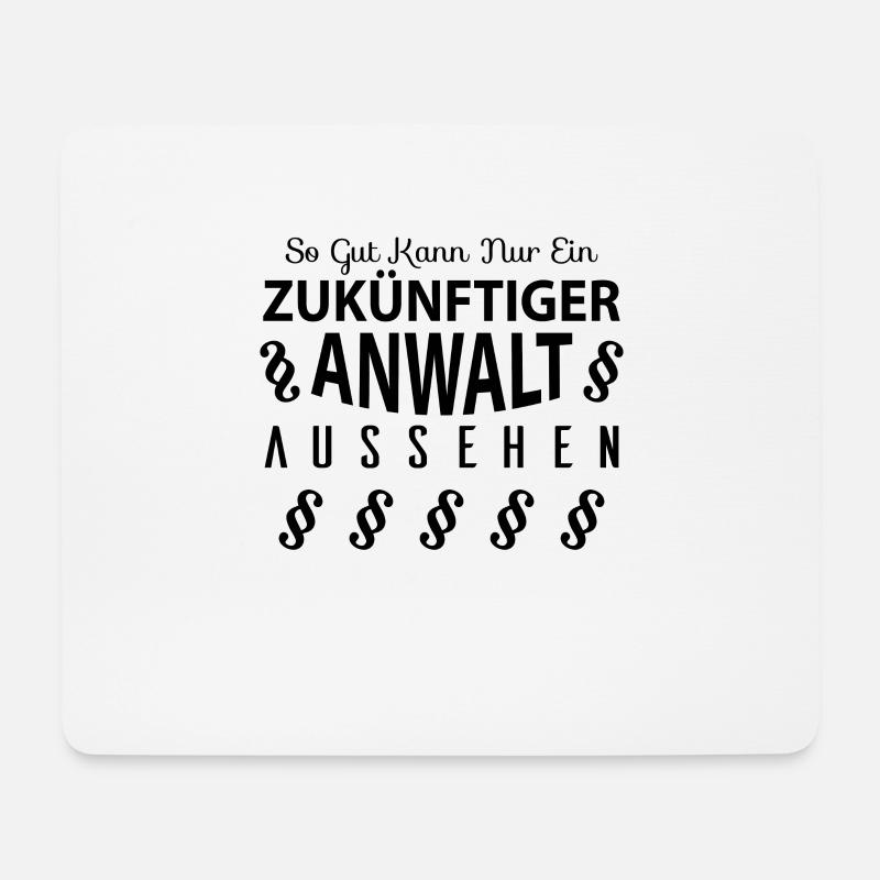 Studium Jura - Mousepad (Querformat) - Weiß